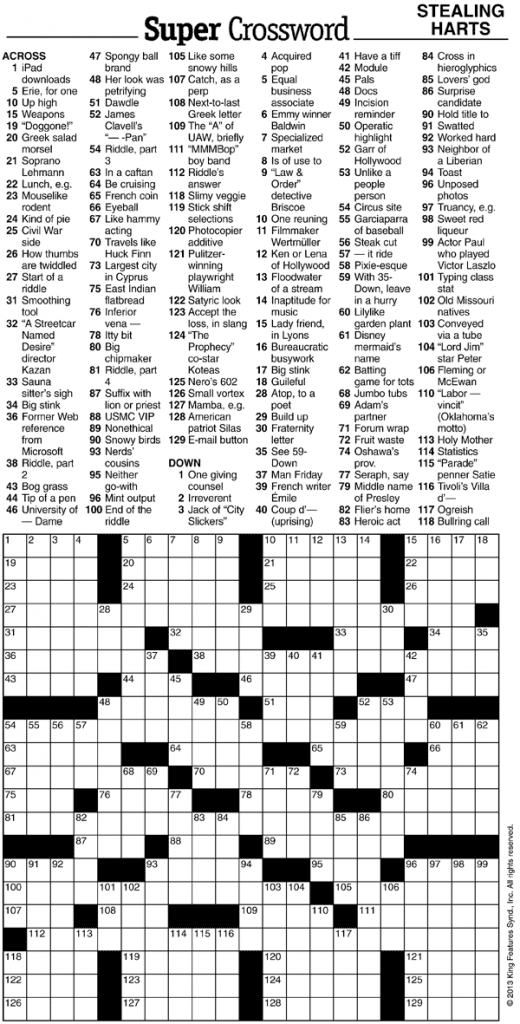 Super Crossword Puzzle