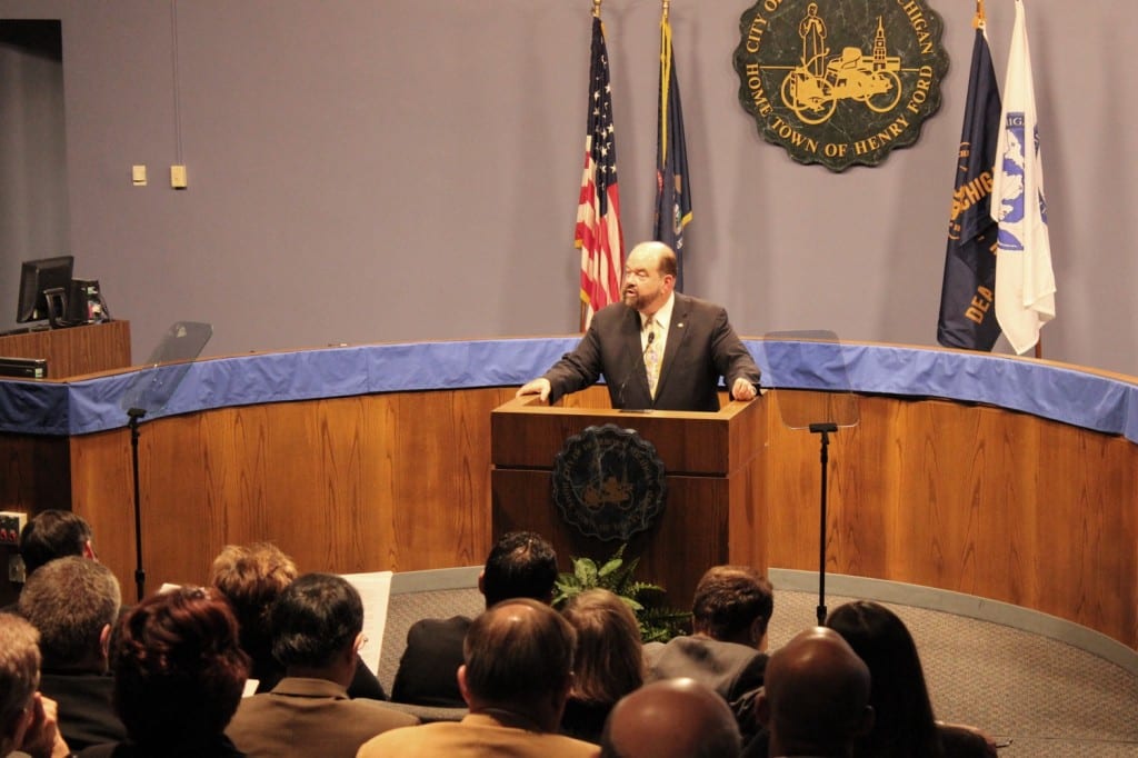 Photo courtesy of the city of Dearborn Mayor John B. O’Reilly, Jr. will deliver his annual State of the City address at 7 p.m. Feb. 26 at City Hall. The public is invited.