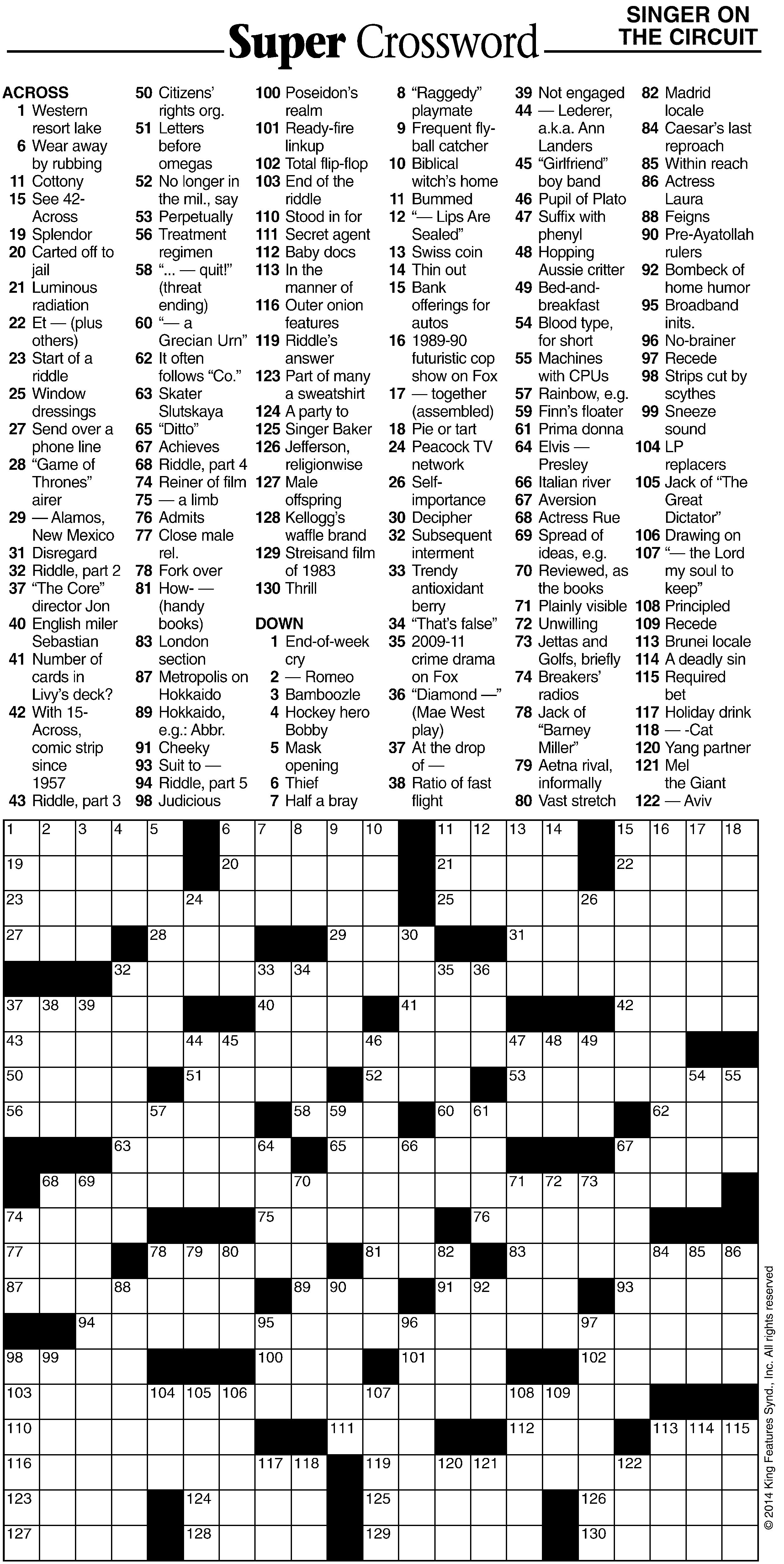 Printable Difficult Puzzles For Adults Printable Crossword Puzzles 