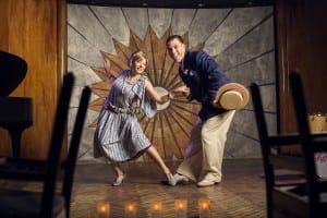Photo by Chuck Nowak Photography. Wayne State University presents “The Great Gatsby” with Devri Chism (left) as Daisy and Santino Craven as Gatsby, Oct. 30 to Jan. 9 in rotating repertory at the Hilberry Theatre. For tickets, call 313-577-2972 or go to hilberry1.com.