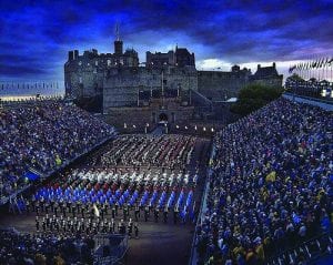 Photo courtesy of www.edintattoo.co.uk The Royal Edinburgh Military Tattoo at Edinburgh Castle.