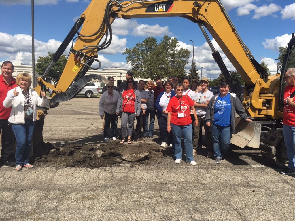 Photo courtesy of the Dearborn Animal Shelter Dearborn Animal Shelter employees and supporters celebrate at the new shelter’s goundbreaking on Sept. 6 which began the construction process. Phase one of the site, at 16121 Michigan Ave., involves excavating asphalt to prep ground for foundation and building the new adoption center which will be completed in fall 2018. “We’re so excited to finally see our dreams coming to fruition," Dearborn Animal Shelter Executive Director Elaine Greene said. "Our employees and supports along with the public have waited a long time for the new shelter.” A formal groundbreaking is planned for Oct. 17 at the site.
