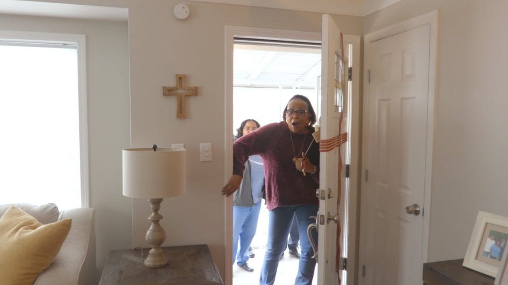 Photo courtesy of Daniel Rodarte Retired U.S. Army Sgt. Joanne Springer explores her new mortgage-free home in Dearborn that was gifted to her March 21 by the Veterans Association of Real Estate Professionals and Bank of America. Springer filed an application to the VAREP in hopes of becoming a homeowner leading to her receiving the fully furnished and newly renovated house, WJBK Channel 2 reported. During her time in the Army from 1975 to 1980, Springer served as an aircraft mechanic.