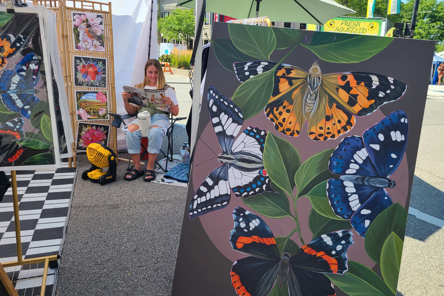 65th annual Wyandotte Street Art Fair opens to sunshine